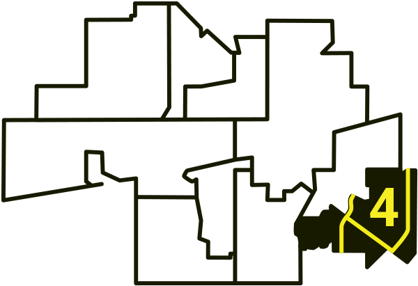 Ward 4 zone map